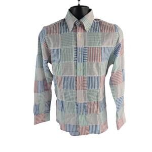 Brooks Brothers dress shirt regent fit long sleeve button down S multi color